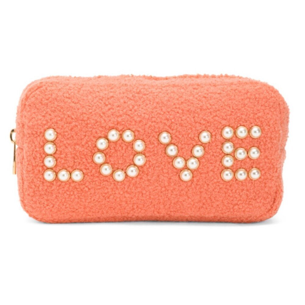 BTB Los Angeles Teddy LOVE Bag | Coral |‎ NWT